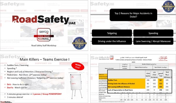 Serco Road Safety Workshop - virtual delivery March 2021