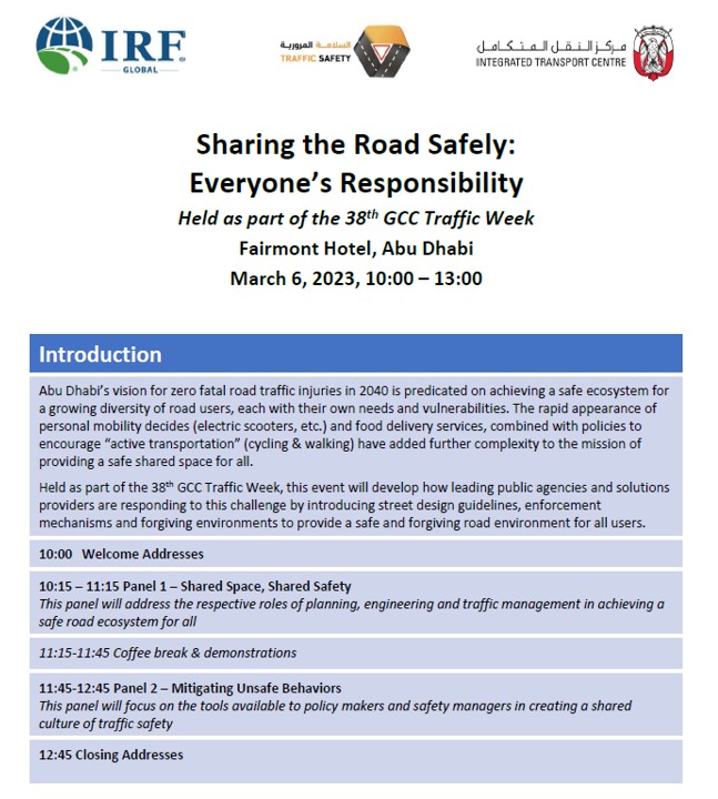 2023 IRF ITC Event March - Agenda